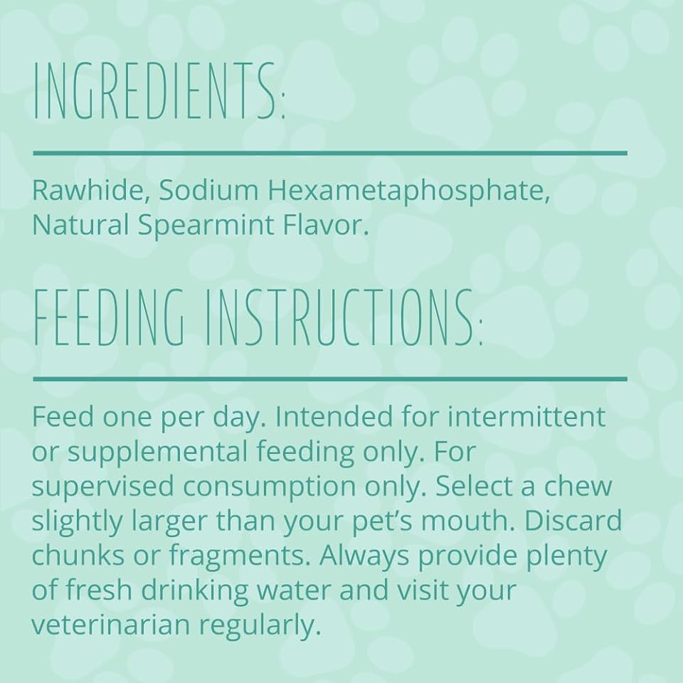Better Belly Fresh Breath Twist Stick Highly Digestible Dog Treat, 25 Count | With Spearmint For Fresh Breath, Chewing Reduces Tartar, No Grain Added, No Artificial Colors Or Flavors, For Adult Dogs