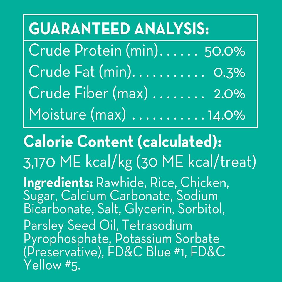 Dingo Dental Sticks Dog Treats With Real Chicken & Parsley, 48 Count | Real Parsley Freshens Breath, Chewing Reduces Tartar & Plaque, Fully Digestible, For Adult Dogs