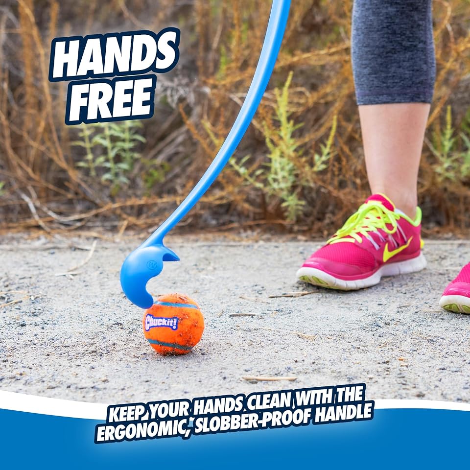 Chuckit! Classic 26M Dog Ball Launcher, 26in, Includes Medium 2.5in Ball | Compatible with Medium 2.5 In Balls, for Dogs 20-60 Pounds, Made in USA, Comes with 1 Medium Ultra DogBall