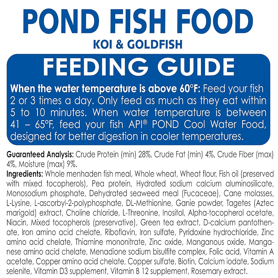 API POND FISH FOOD Pond Fish Food 11.5-Ounce Bag 