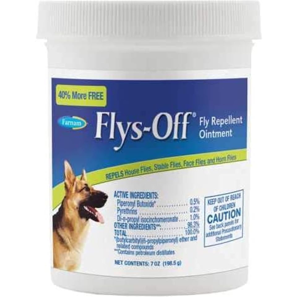 Farnam Flys Off Fly Repellent Ointment 7 Ounces 
