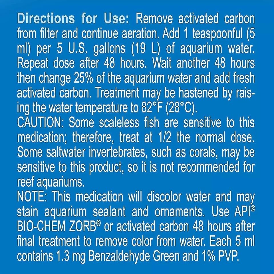 API LIQUID SUPER ICK CURE Fish remedy, Freshwater and Saltwater Fish Medication 16 fl oz(Pack of 1), White
